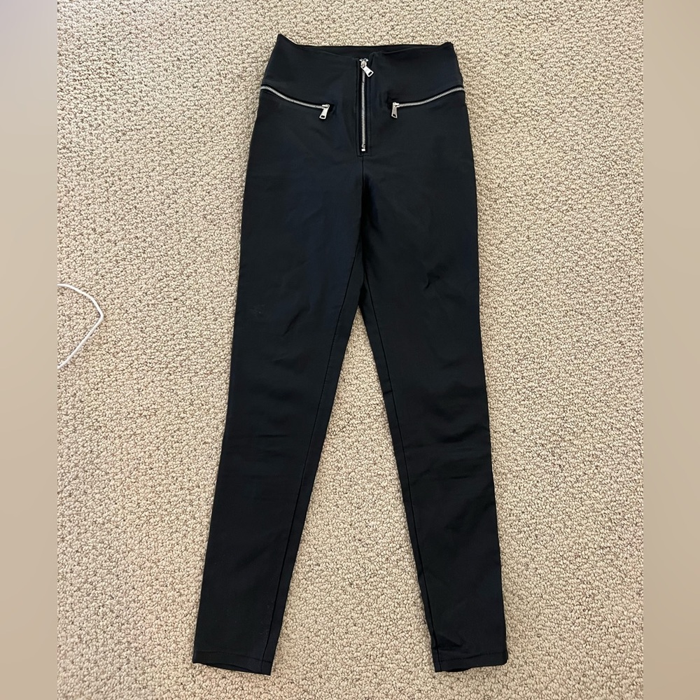 Boohoo leather pants
